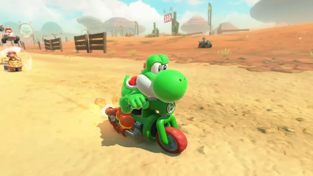 Mario Kart World - Yoshi déterminé