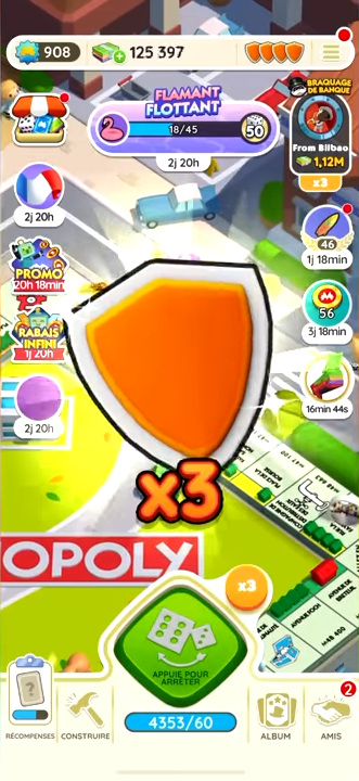 Monopoly Go! - Boucliers