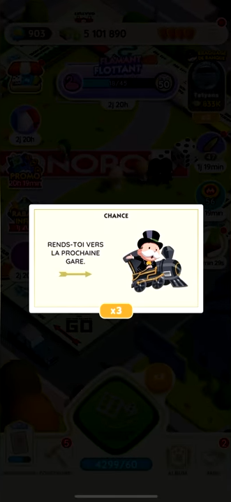 Monopoly Go! - Carte Chance