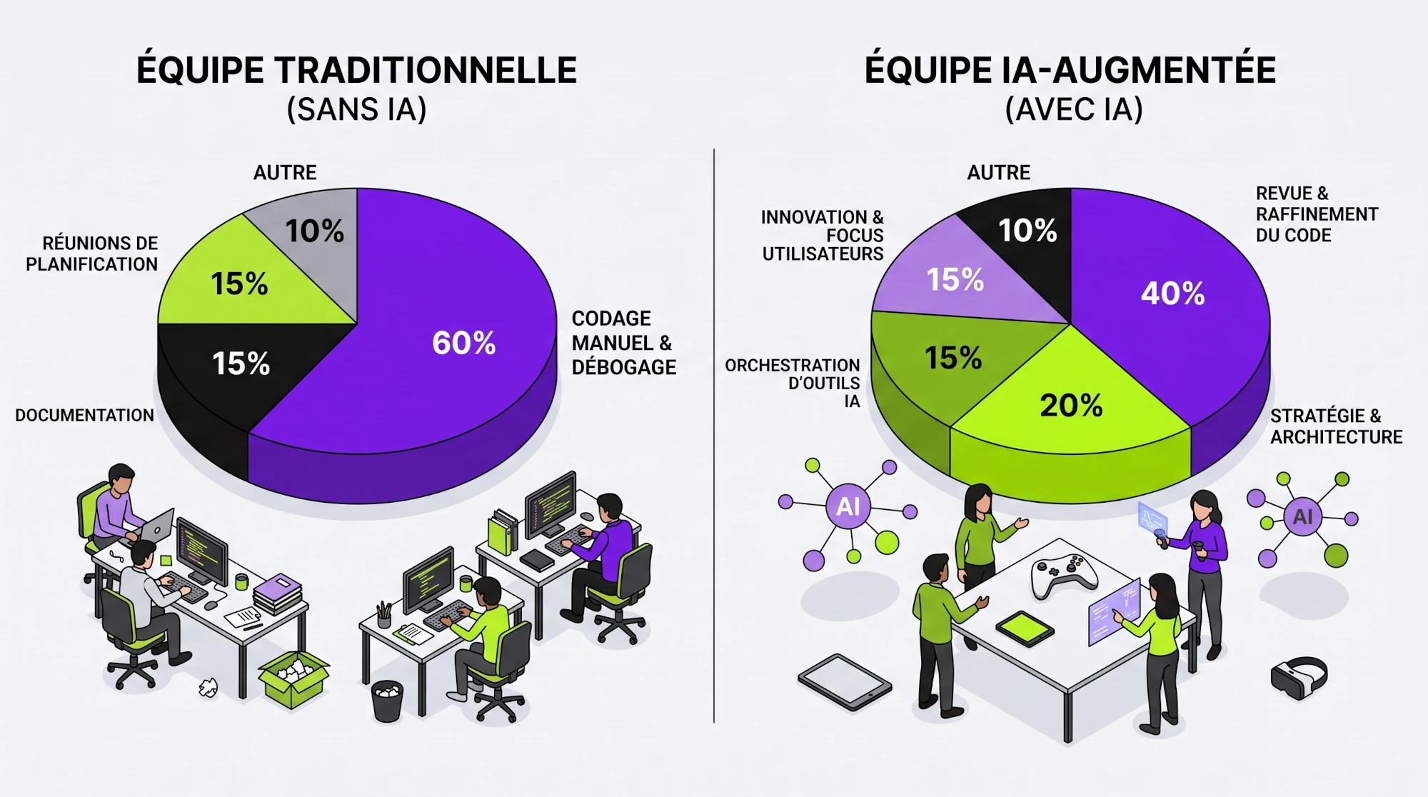 Équipe Sans IA vs Avec IA